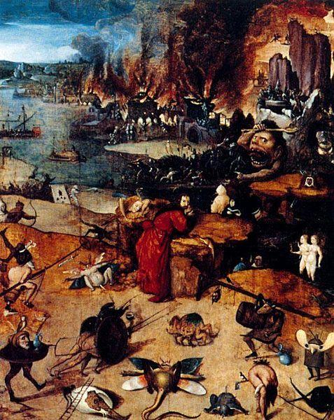 BOSCH, Hieronymus The Temptation of Saint Anthony